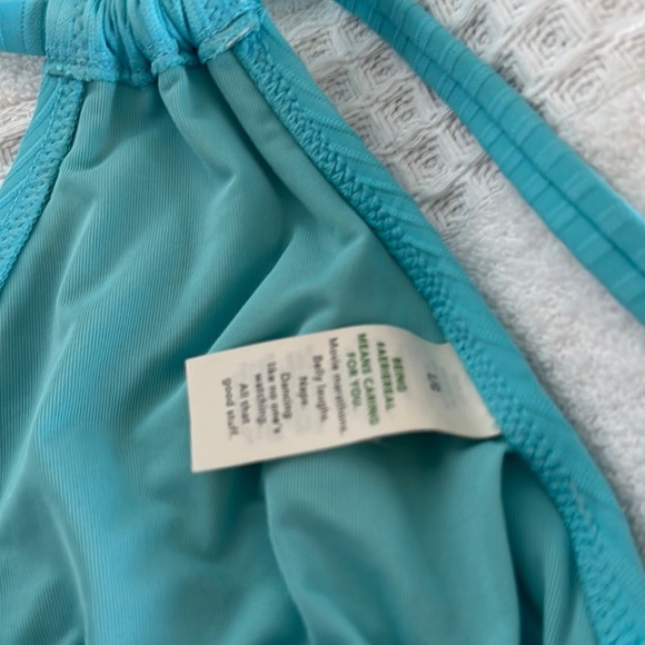 Aerie Teal Triangle Bikini Top - Picture 4 of 5